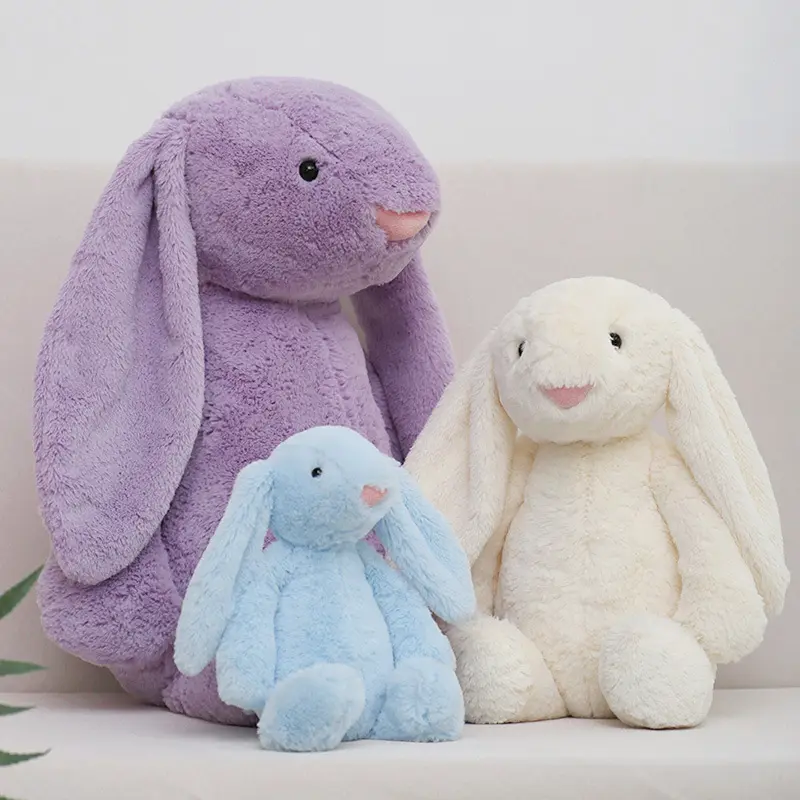 Cute lop eared rabbit doll bunny doll plush toys soft and adorable rabbit Ragdoll children's birthday gifts