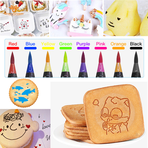 Assorted <strong>Color</strong> <strong>Edible</strong> Ink <strong>Marker</strong> Pen Baker Pigment <strong>Marker</strong> for Children DIY, <strong>Edible</strong> <strong>Food</strong> <strong>Marker</strong> - Product Image 4