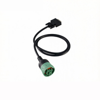 Câble adaptateur de diagnostic pour camions diesel lourds DB15 vers J1939, câble de conversion OBD 9 broches