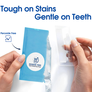 Bandes blanchissantes pour les dents sans peroxyde PAP, vente chaude, 14 sachets, résultat rapide, ruban blanchissant pour les dents, personnalisé - Product Image 5
