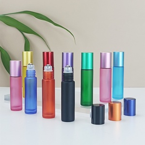 Custom Colorful Smooth <b>Jade</b> tiger Eye Roll on 10ml Glass Lip Gloss Bottle for Perfumes - Product Image 4