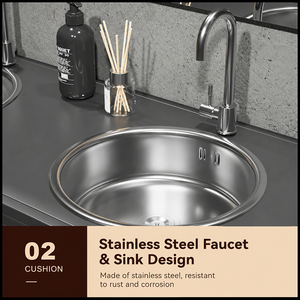 Armário de Banheiro Comercial Estilo Contêiner com Pia Dupla Industrial e Estrutura de Ferro, Direto da Fábrica - Product Image 3