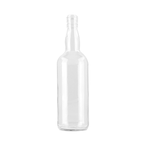 <span class=keywords><strong>750ml</strong></span> vòng hình dạng <span class=keywords><strong>Vodka</strong></span> Whisky rum chai thủy tinh với nắp nhôm - Product Image 2