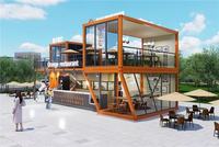 Maison Conteneur Commerciale Respirante et Transportable pour Restaurant, Supermarché, Salle de Sport, Cuisine, École, Chambre, Salon, Magasin – Installation Rapide