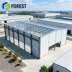 Nave Industrial de Acero con Conexión Atornillada para Almacenamiento, Estructura Ligera Galvanizada, Fabricación Personalizada Rentable en Vietnam y EE. UU. - Product Image 1