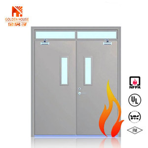 Bán buôn lớp học ul được liệt kê phê duyệt 90min rỗng kim loại emerg lửa cửa thoát hiểm với hoảng loạn thanh - Product Image 5