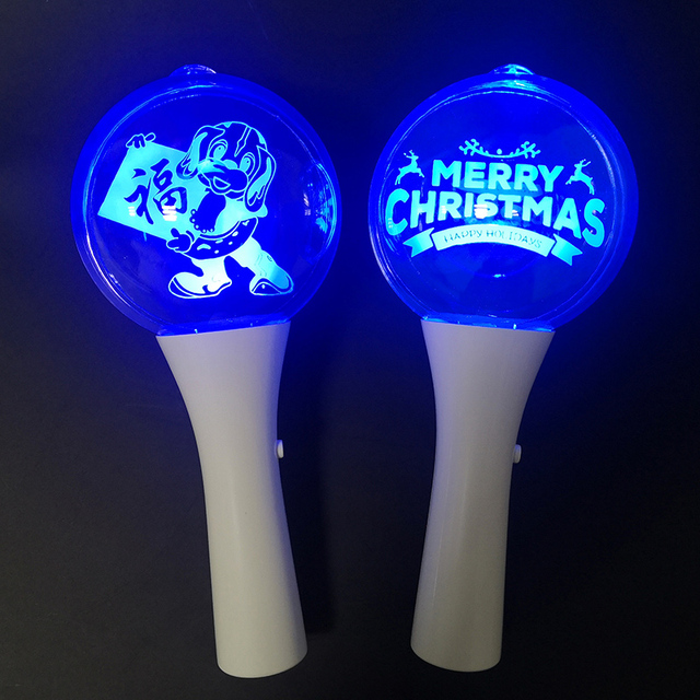 Custom Kpop Glow Sticks Concert Favor Event Penlight Led Light up Wand Victon Izone Led Glow Lightstick Acrylic Led Light Stick