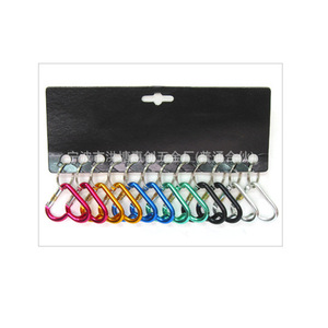 Aluminum Alloy Carabiner Set D Shape C Shape Multi Color Outdoor Camping Hook Universal Use - Product Image 3