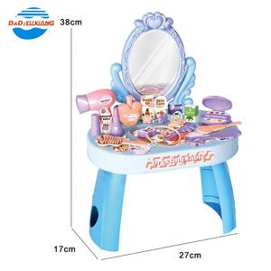 2024 nouvelle tendance semblant jouer <span class=keywords><strong>glace</strong></span> thème filles beauté commode Table maquillage jouet jouer ensemble <span class=keywords><strong>avec</strong></span> lumière musique son - Product Image 5