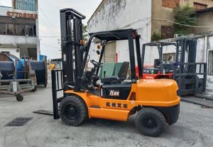 Meilleure marque chinoise Hangzhou H35 Chariot élévateur diesel 3,5 tonnes d'occasion avec 1 an de garantie et longueur de fourche de 1200 mm - Product Image 2