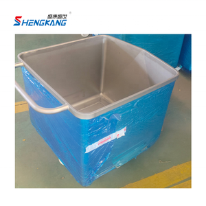 200L RVS 304 makkelijk te reinigen CE-gecertificeerde vleeshopperwagen voor vleesverwerking, hotels, restaurants, Shengkang HMPL 1 - Product Image 3