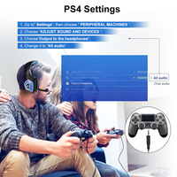 Avec lumière RVB, réduction du bruit, micro stéréo, écouteurs de jeu pour PS5 Switch et PC Tablet Over-ear Headphone
