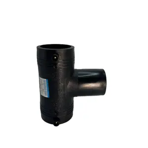 HX Electric Fusion HDPE PE Water Plastic Pipe Fittings Tee dn63mm