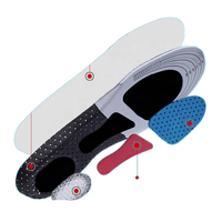 Semelles orthopédiques en silicone EVA pour pieds plats, absorption des chocs, respirantes, anti-odeurs, personnalisables, plantillas ortopédicas