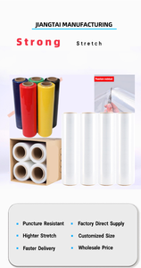 Low Price <b>Pallet</b> Stretch Ceiling Film Plastic LLDPE <b>Wrap</b> Plastic Film With Custom Color and Length - Product Image 5