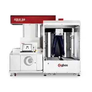 GBOS LASER 2015 Jeans Laser Engraving Machine for Denim Washing Laundries Processing (Galvo System)