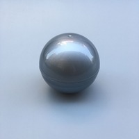 Capsules en plastique transparentes de couleur macaron de 45 mm de diamètre, de couleur unie, vides, pour distributeur automatique de jouets, prix d'usine