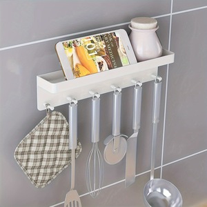 <b>Key</b> <b>Holder</b> <b>Wall</b> Mounted Storage Rack Black Rectangle <b>Key</b> Organizer For <b>Keys</b> Sunglasses Small Items - Product Image 2