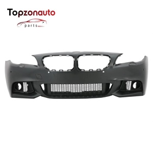 Couvercle de pare-chocs avant Topzonauto pour BMW Série 5 F10 LCI Modèles restylés <span class=keywords><strong>2014</strong></span> 2017 Pare-chocs noir à montage direct Accessoires de voiture - Product Image 1