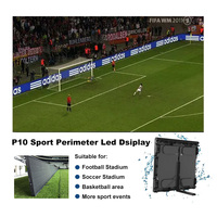 Écran LED périmétrique pour stade extérieur P6 P10, affichage LED sportif étanche, mur vidéo pour football, basketball, cricket