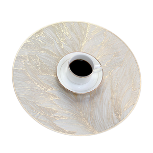 STARUNK Tapis de table occidental moderne et simple de luxe Vientiane Fleur PVC Décoratif Maison Hôtel Table à manger Napperon en plastique - Product Image 1