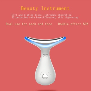 Multifunctional Face <b>Neck</b> Lift Massager 4 Color <b>Lights</b> Anti-Wrinkle Anti-Aging Electric <b>Neck</b> Massager <b>Neck</b> Face Beauty Device - Product Image 5