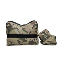 Sac de support tactique extérieur en cuir de vachette unisexe, rembourrage en sac de sable pour lunette de chasse, repose-joue de tir, sac de rangement portable pour crosse