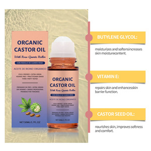 Huile de ricin biologique pure à 100 % première pression pour soins corporels, en stock, personnalisable, pour massage apaisant – Fournitures d'usine - Product Image 2