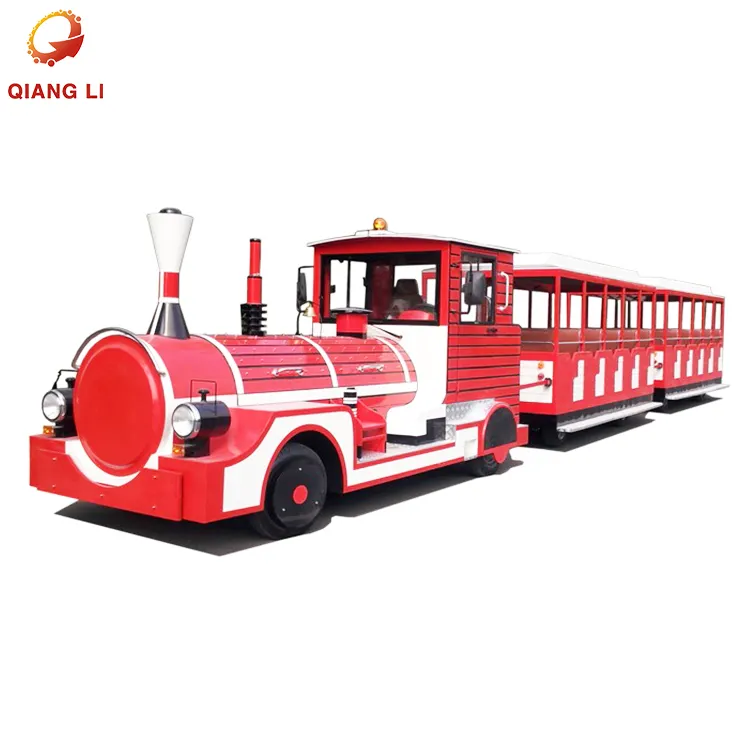 قطار كهربائي عالي الجودة يصلح لركوب ملاهي ومن دون مسار لمشاهدة المعالم السياحية من إنتاج مصنع تشيانجلي مباشرة