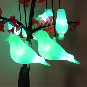 LED Outdoor Bird Lights Plastic Decorative Garden <b>Lamp</b> DC 12V <b>Remote</b> <b>Control</b> Semi Flush Mount - Product Image 2