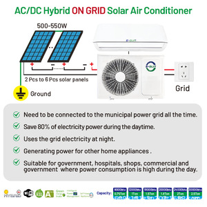 Aire Acondicionado Solar E-Sun de 2HP, 9000-24000 BTU, Conexión a Red, Solo Frío, Uso Doméstico - Product Image 2