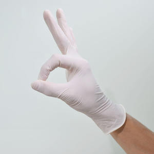 100% 橡胶一次性乳胶手套粉/无粉乳白色S /<span class=keywords><strong>M</strong></span>/L /XL价格优惠 - Product Image 2