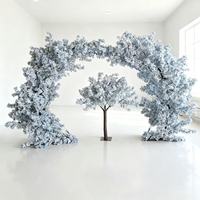 Arche de cerisier artificielle rose et blanche éco-responsable pour décoration de mariage et de fête, vente en gros