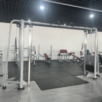 Appareil de musculation multifonctionnel professionnel à câbles croisés, machine de gym avec double pile de poids, poulie réglable, équipement de force pour le corps entier en acier