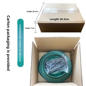 L-shaped Garden <strong>Edge</strong> Isolation Belt with Nail-in Installation Partition Strip for <strong>Lawn</strong> and Garden 3.8-6cm Height Options - Product Image 1