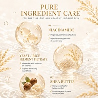 HALORINNA Tonique Apaisant Visage à la Niacinamide et au Ferment de Riz 120ml Éclaircissant Adoucissant Hydratant Peaux Sèches et Rugueuses Soin Quotidien du Visage