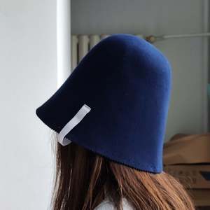 Servicio semialojado Entrega de tres días Lana Merino Sombrero de sauna de fieltro ecológico Prensa de sombrero de fieltro para sauna - Product Image 3