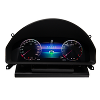 Tableau de bord numérique LCD pour Mercedes Classe C W204 2008-2010/2011-2014 NTG4.0 NGT4.5 Compteur de vitesse virtuel pour voiture