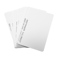 UHF RFID Weiße PVC-Karte mit Impinj U8/U9 Chip CR80 Blanko Bedruckbar 860~960MHz Wasserdicht für Zugangskontrolle