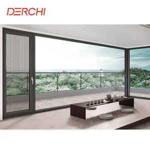 Derchi phong cách hiện đại Frosted Glass nhôm nghiêng và biến cửa sổ khuôn cửa sổ thông gió phòng tắm nhà vệ sinh cửa sổ cho phòng ngủ - Product Image 4