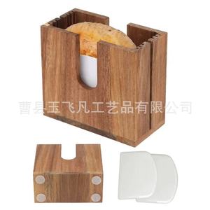 ที่ตัดขนมปังอะคาเซียวู้ด สีธรรมชาติ อุปกรณ์ครัวสำหรับตัดขนมปัง - Product Image 2