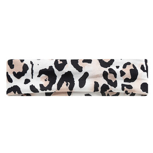 Diadema Deportiva Elástica con Estampado de Leopardo para Yoga y Fitness, Absorbente de Sudor, Estilo Europeo Americano para Mujer - Product Image 4