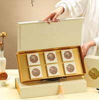 Nouveau modèle de boîte à gâteau de lune portable pour le festival de la mi-automne-emballage de 8 ou 6 pièces avec boîtes vides pour coffrets cadeaux Mooncake