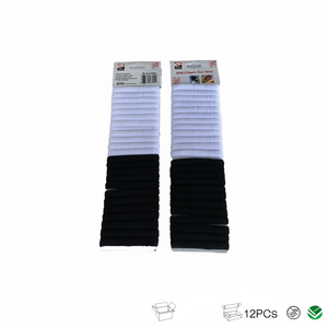 MNJ Elastic Hair Band White And Black 12Pcs For Baby Hair Styling - Product Image 3