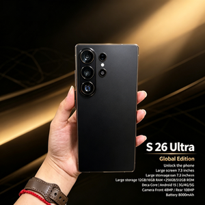 สมาร์ทโฟน S26ultra รุ่นใหม่มาแรงปี 2026 รองรับ 5G ปลดล็อคทั่วโลก ระบบแอนดรอยด์ กล้องหลักคุณภาพสูง ราคาประหยัด เหมาะสำหรับเล่นเกม - Product Image 1