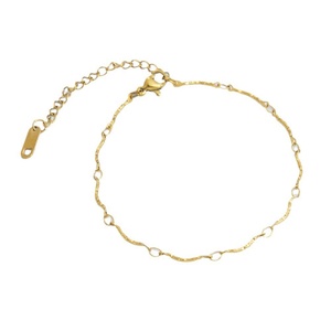 Pulsera de Verano para Mujer, Acero Inoxidable, Chapado en Oro de 18K de Alta Gama, Estilo Moderno, para Aniversarios, Color Inalterable - Product Image 5