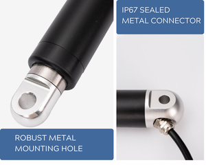 Actuador Lineal de Cilindro Eléctrico de CC de 12 V 24 V de Alta Resistencia de 3000 N, Resistente al Agua IP67, 5 RPM para Robot Industrial - Product Image 4