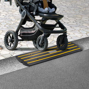 Rampe <span class=keywords><strong>de</strong></span> trottoir en caoutchouc pour allée <span class=keywords><strong>de</strong></span> <span class=keywords><strong>voiture</strong></span>, jaune et noir, à bord roulé, 65 mm, prix bas - Product Image 5
