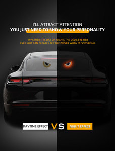 Panel de Pantalla LED para Automóvil, Ojos de Demonio, Pantalla Intermitente para Automóvil, Pantalla LED Programable por Aplicación - Product Image 6