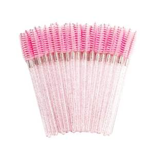 Pinceau à cils en cristal jetable, 50 pièces/sac, brosse nettoyante pour cils, brosse à mascara en cristal, vente en gros - Product Image 4